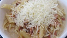 Recepta de cuina de Macarrons a la carbonara